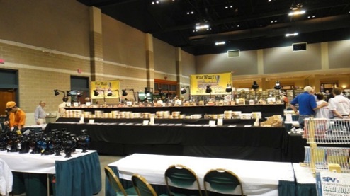 Wild West Scale Model Builders Booth set-up