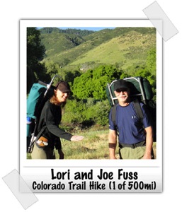Joe Fuss - Lori Fuss hiking