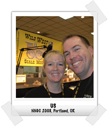 Mike and Korie Pyne - Wild West scale models