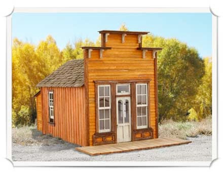 Assay Office - scenery no porch - wild west models