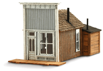 Bakery - no porch - wild west models - n scale