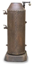 vertical boiler back - vertical boiler model
