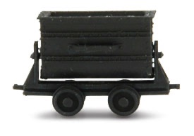 ULRICH N SCALE OLD TIME OPERATING DUMPING MINE CART ALL METAL 