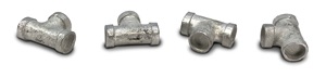 1/8 Tee - detail parts - pipe fittings