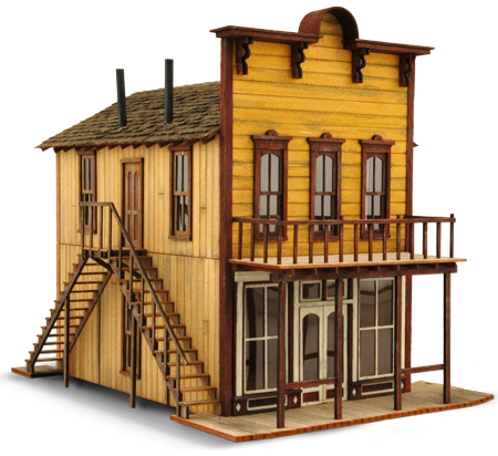 Don's Dry Goods-Front view-wild west models
