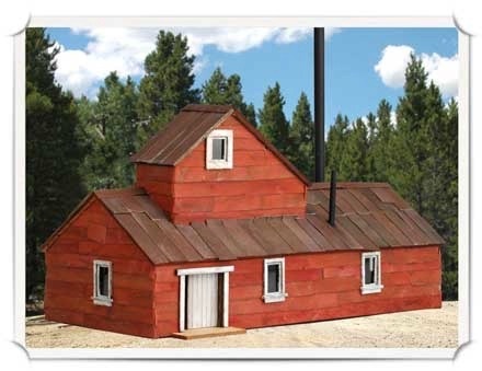 Federal Mine-scenery metal siding -wild west models