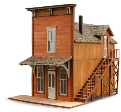 Harvey's Hardware - front view - Wild west models