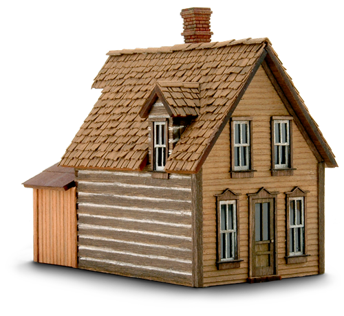 Kokomo House - Front Left - Wild west models