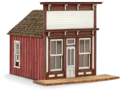 Land Office-Front left view-wild west models