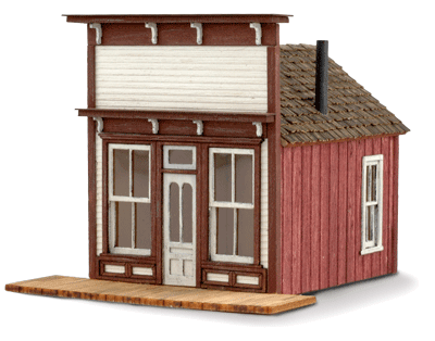 Land Office-front right view-wild west models