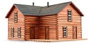 Boreas Pass Section House - HO scale structures