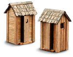 Side Gable Outhouse
