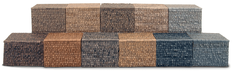 Wild West Models - Shake Shingle Color Selection