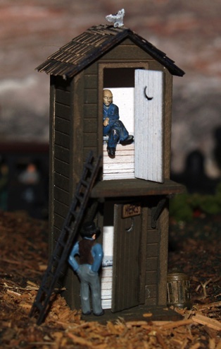 Graham Hoffman - 2 story outhouse