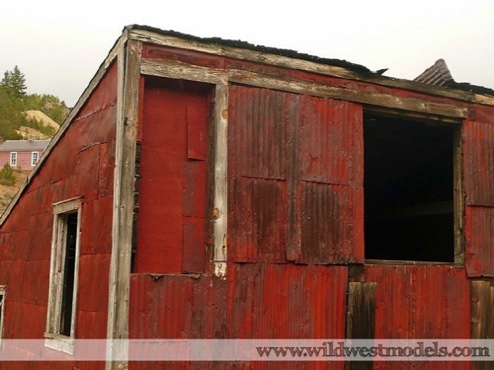 The back ore doors from the grade