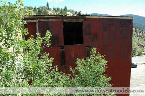 The back ore doors from the grade