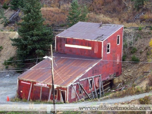 Looking down from the Becker Bates Mine