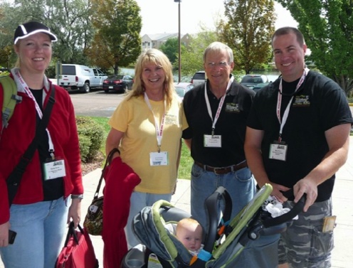 2009 show crew - Pyne Family - Moll's first show