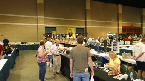 Wild West Scale Model Builders Booth set-up