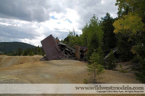 Quartz Hill Mine approaching from the rear - 2008