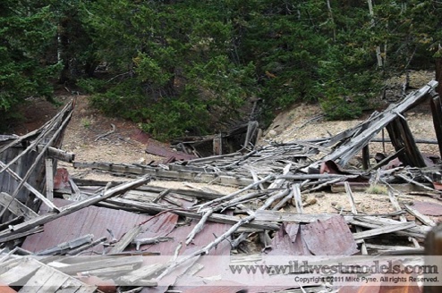 Looking at the remains of the boiler room. The forge is to the left.