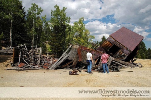 A sad view of a grand mine