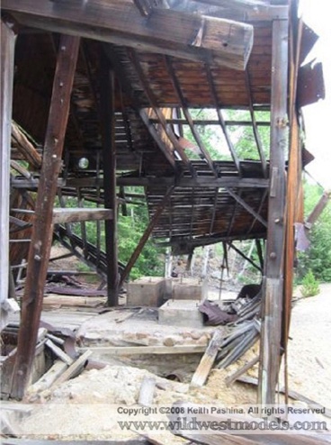 Interior view of the mine