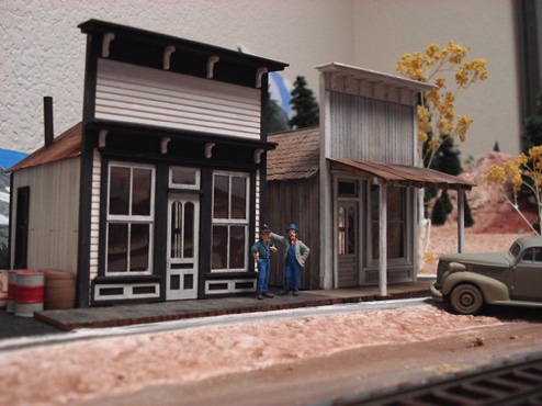 Bill Alspach - Land Office and Bakery under construction Bill Alspach - Land Office and Bakery under construction