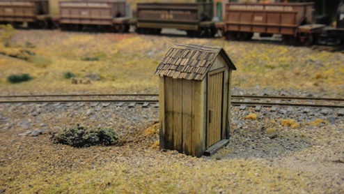 Bob Christopherson - Layout - front gable outhouse Bob Christopherson - Layout - front gable outhouse