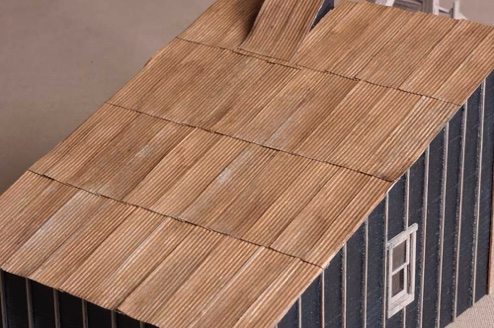 Tom Troughton - wild west models paper corrugated roofing Tom Troughton - wild west models paper corrugated roofing