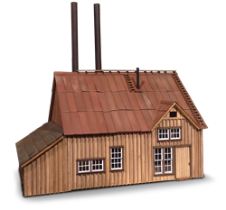 Hoist house medium version - wild west models