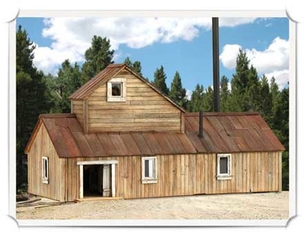 Federal Mine- scenery wood-wild west models