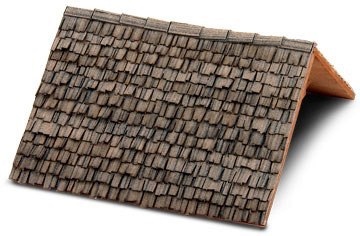 bonanza beige-paper shake shingle sample-wild west models